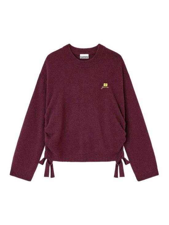 25FW 가니 셔츠 K2631436 DARK RED