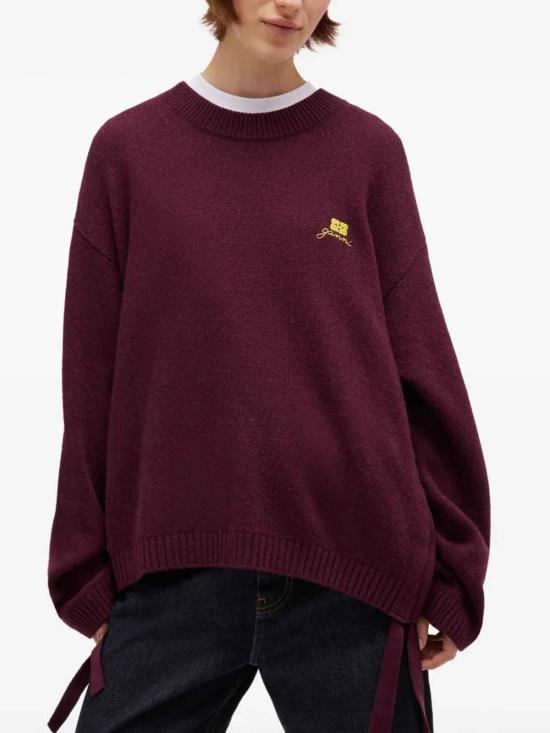 25FW 가니 셔츠 K2631436 DARK RED - GANNI