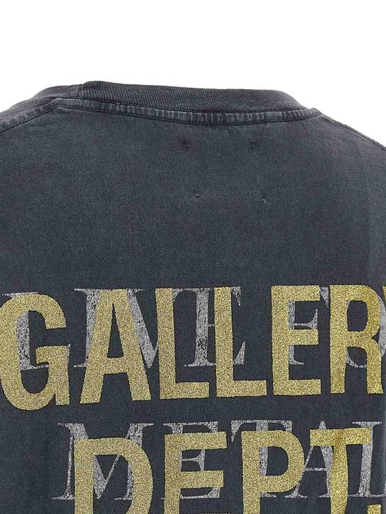 25FW 갤러리 디파트먼트 반팔 티셔츠 LFM10287VINTAGEBLACK Black - GALLERY DEPT