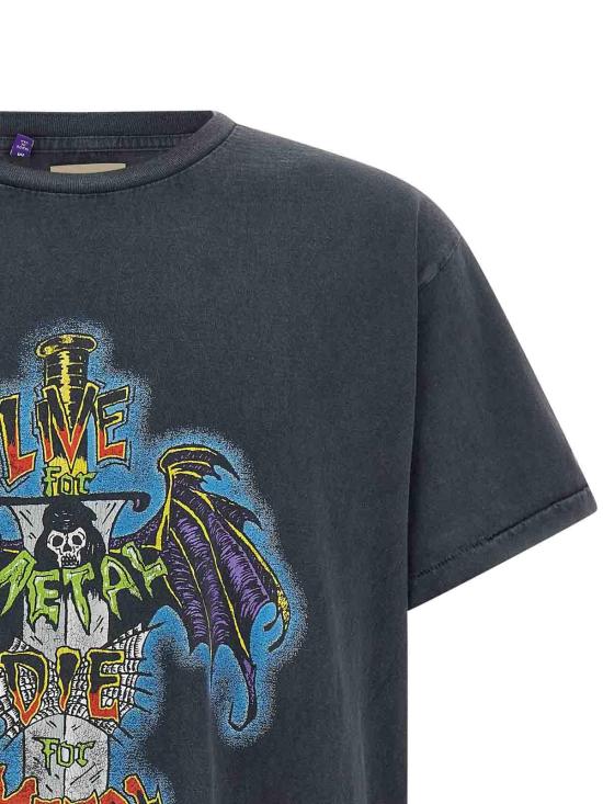 25FW 갤러리 디파트먼트 반팔 티셔츠 LFM10287VINTAGEBLACK Black - GALLERY DEPT