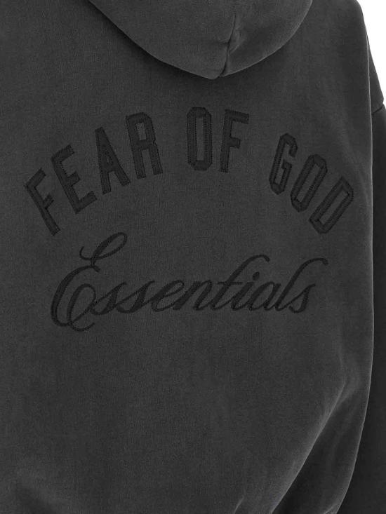 26FW 피어오브갓 후드 티셔츠 192HO254782F Black - FEAR OF GOD