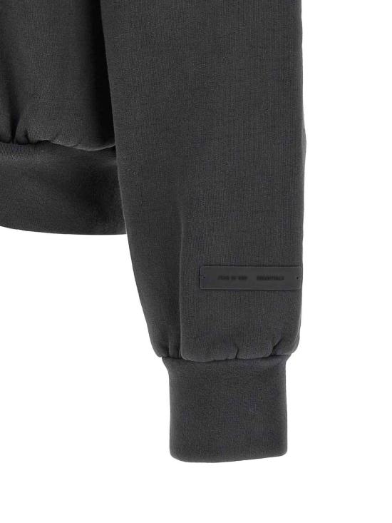 26FW 피어오브갓 후드 티셔츠 192HO254782F Black - FEAR OF GOD