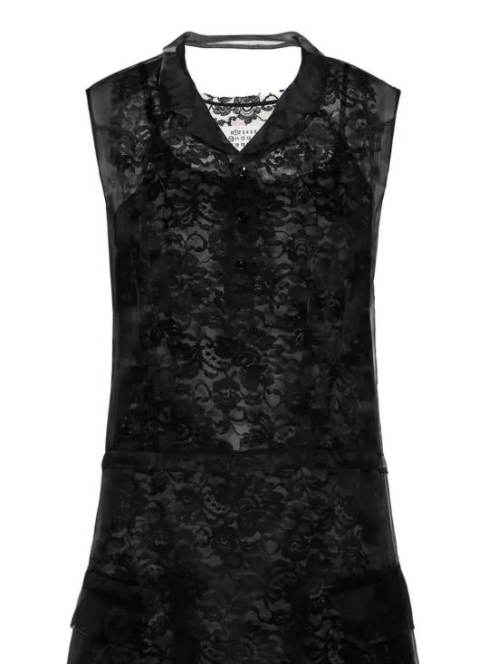 25FW 마르지엘라 미디 스커트 S51DD0048MTN104900 Black - MAISON MARGIELA