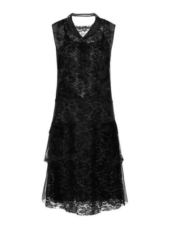 25FW 마르지엘라 미디 스커트 S51DD0048MTN104900 Black