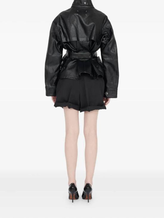 25FW 마르지엘라 가죽 자켓 S51AM0504M35599900 Black - MAISON MARGIELA