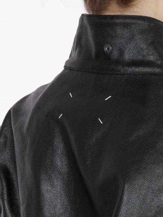 25FW 마르지엘라 가죽 자켓 S51AM0504M35599900 Black - MAISON MARGIELA