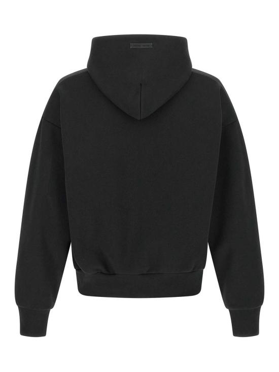 26FW 피어오브갓 후드 티셔츠 192HO256861F Black - FEAR OF GOD