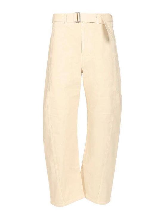 25FW 르메르 트위스트 벨티드 팬츠 PA326LD1065WH027