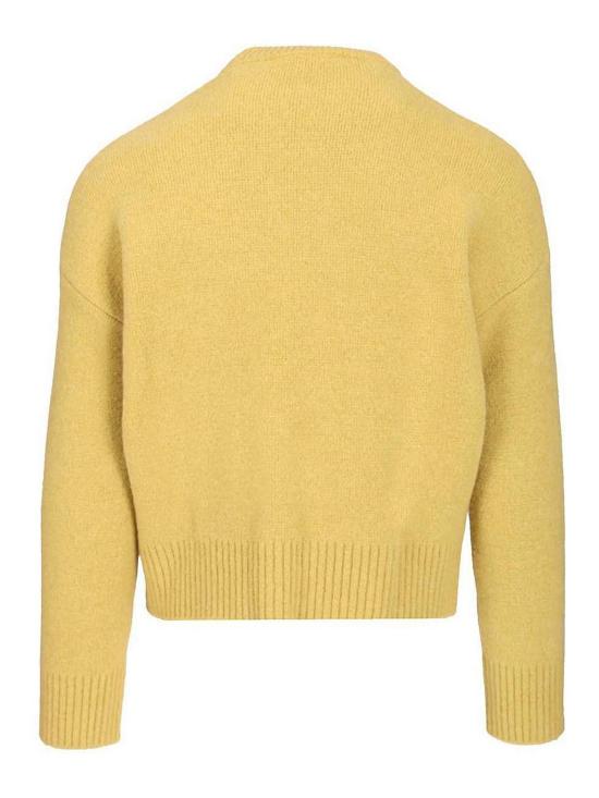 25FW 아미 스웨터 UKS836KN01353993 Yellow - AMI