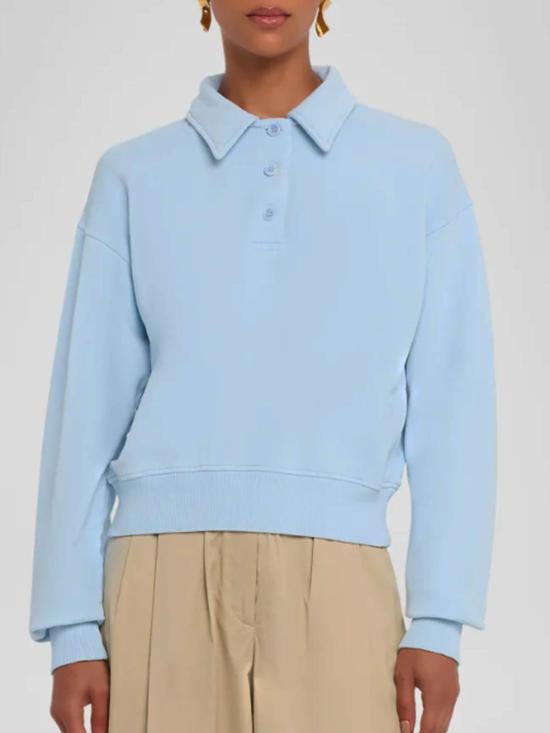 26FW JW앤더슨 폴로 티셔츠 JW0243PG1843830 Blue - JW ANDERSON