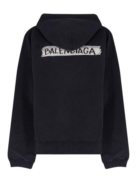 26SS 발렌시아가 긴팔 티셔츠 850338TTVL71041 Black - BALENCIAGA