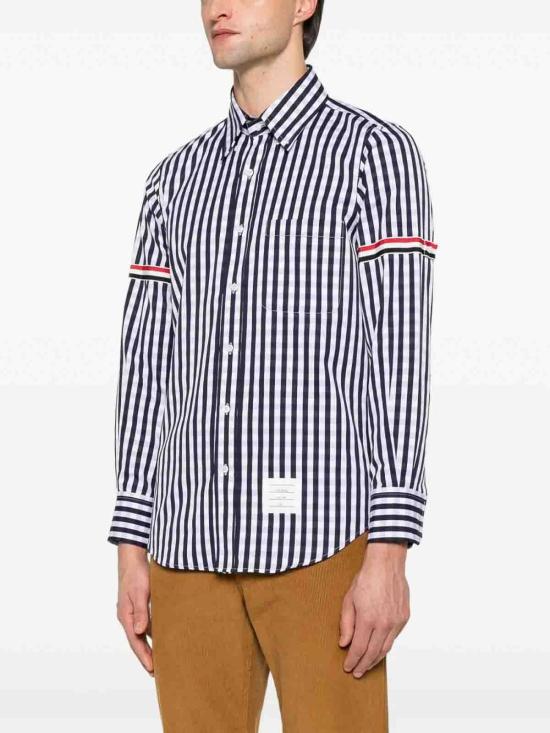  톰브라운 셔츠 MWL301OF0998415 Dark Blue - THOM BROWNE