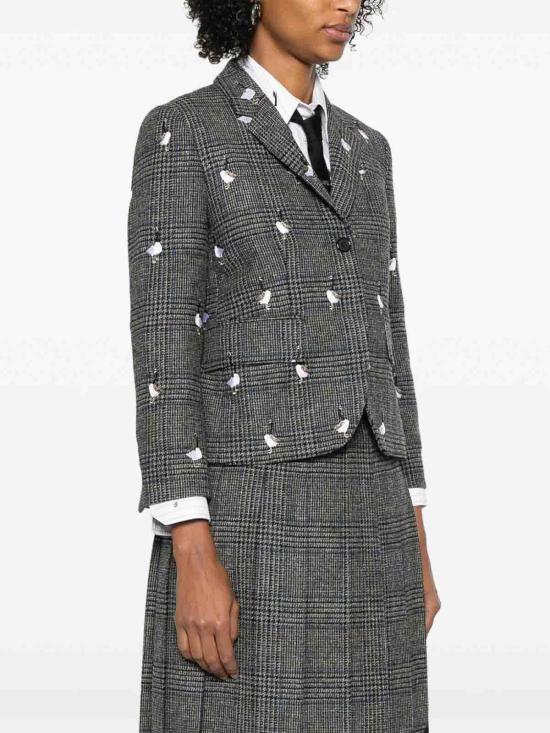 25FW 톰브라운 미디 스커트 FBC010EE1358035 Grey - THOM BROWNE