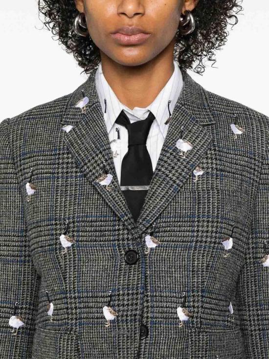 25FW 톰브라운 미디 스커트 FBC010EE1358035 Grey - THOM BROWNE