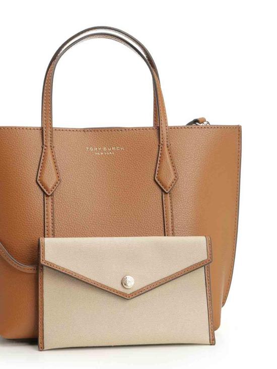 26SS 토리버치 페리 스몰 토트백 177252200 Brown - TORY BURCH