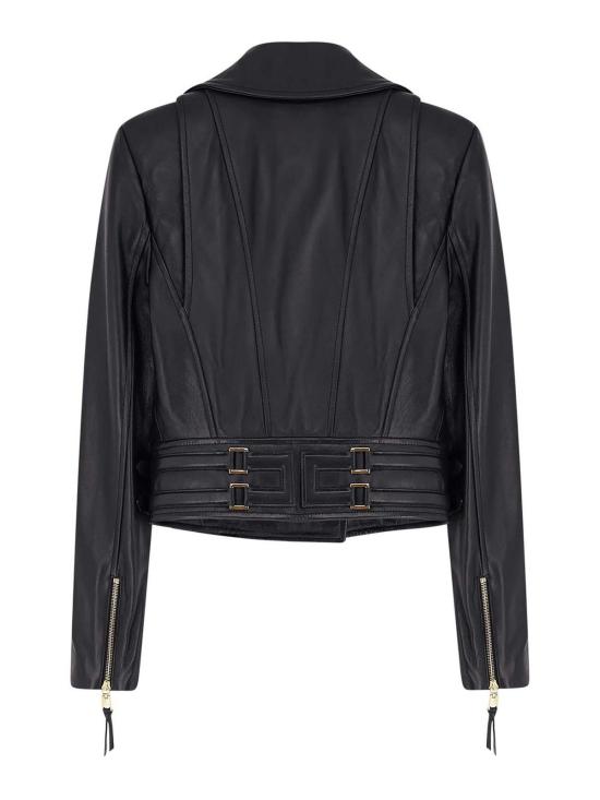  엘리자베타프랜치 가죽 자켓 GD57Z61E2110 Black - ELISABETTA FRANCHI