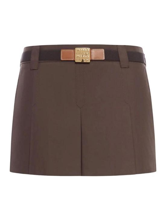 25FW 미우미우 미디 스커트 MG2485SOOO12NSF0324 Brown