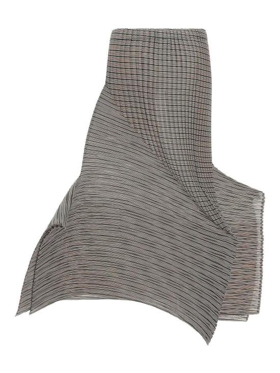 25FW 이세이 미야케 롱 스커트 IM58FG14217 Brown - ISSEY MIYAKE