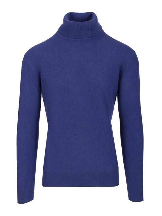 26FW 생로랑 캐시미어 터틀넥 스웨터 847160Y77GD4702 Blue