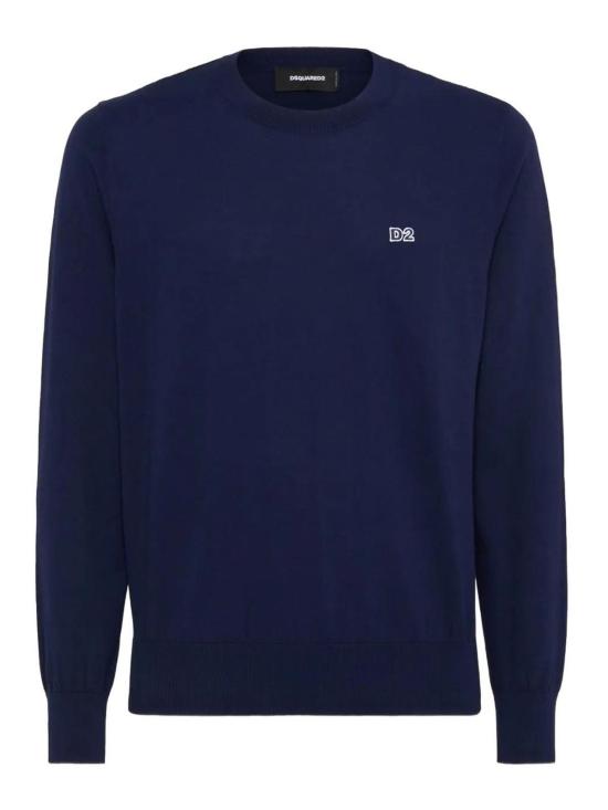 25FW 디스퀘어드2 스웨터 S74HA1486D13018477 Dark Blue