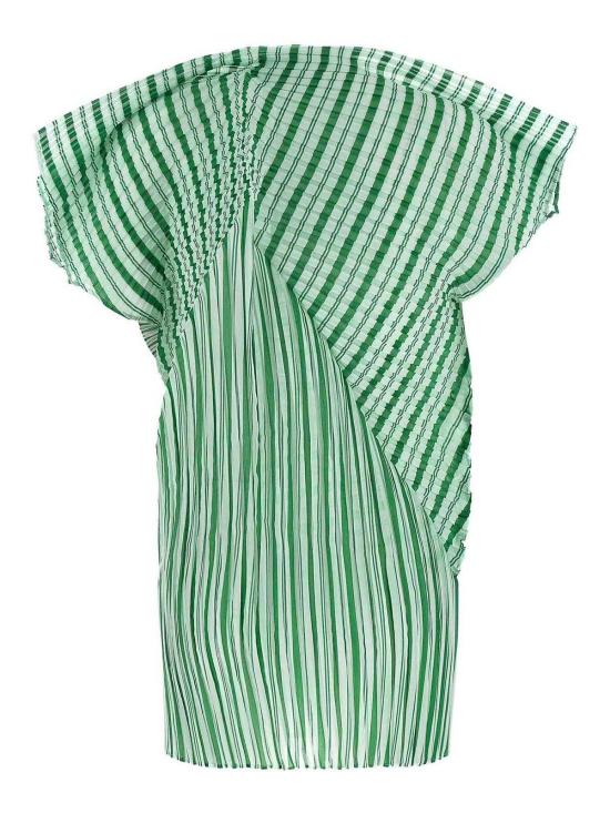 25FW 이세이 미야케 민소매 티셔츠 IM58FJ13966 Green - ISSEY MIYAKE