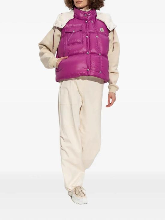  몽클레어 파리오 후드 패딩 베스트 K20931A00096596XE551 Nude Neutrals - MONCLER