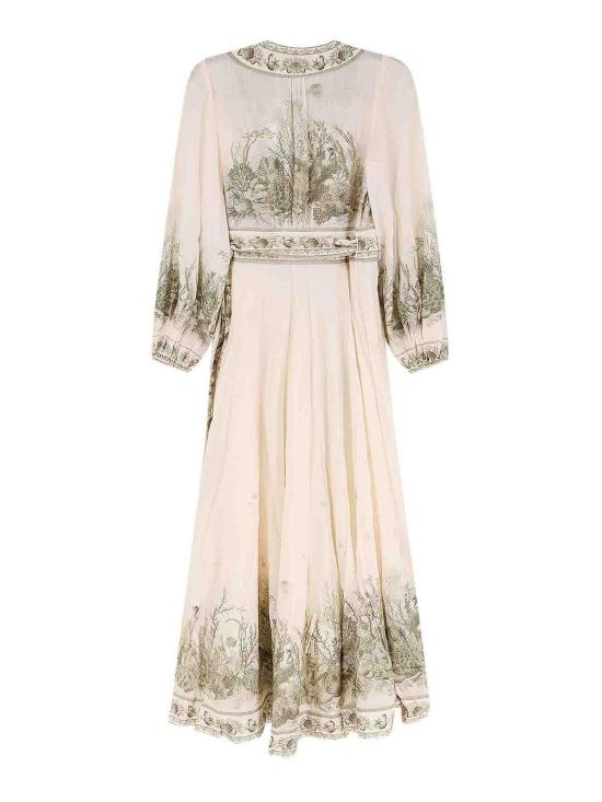 26SS 짐머만 미디 스커트 2456DRS262KHTL Light Brown - ZIMMERMANN