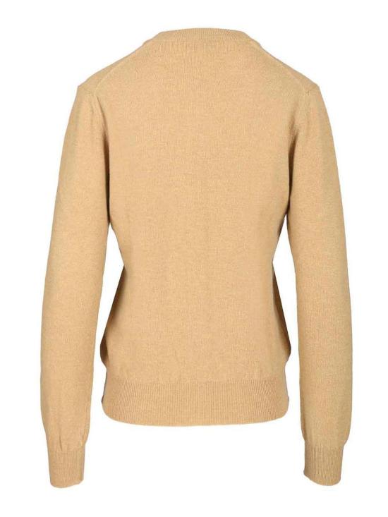 26FW 꼼데가르송 블랙 하트 니트 가디건 AXN0230513 BEIGE - COMME DES GARCONS