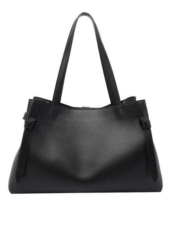 26SS 유제피 토트백 GYOZATOTEPEBBLEGRAINLEATHERL034 Black - YUZEFI