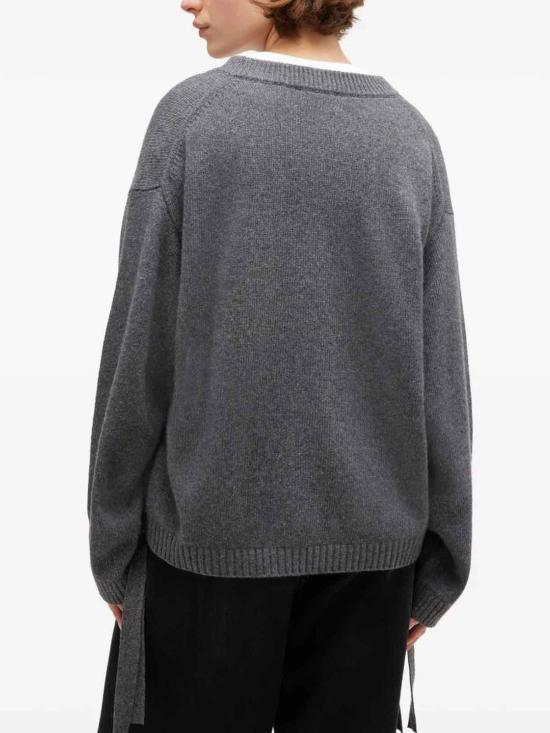 25FW 가니 울 믹스 점퍼 K2632220 Grey - GANNI