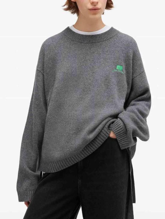 25FW 가니 울 믹스 점퍼 K2632220 Grey - GANNI