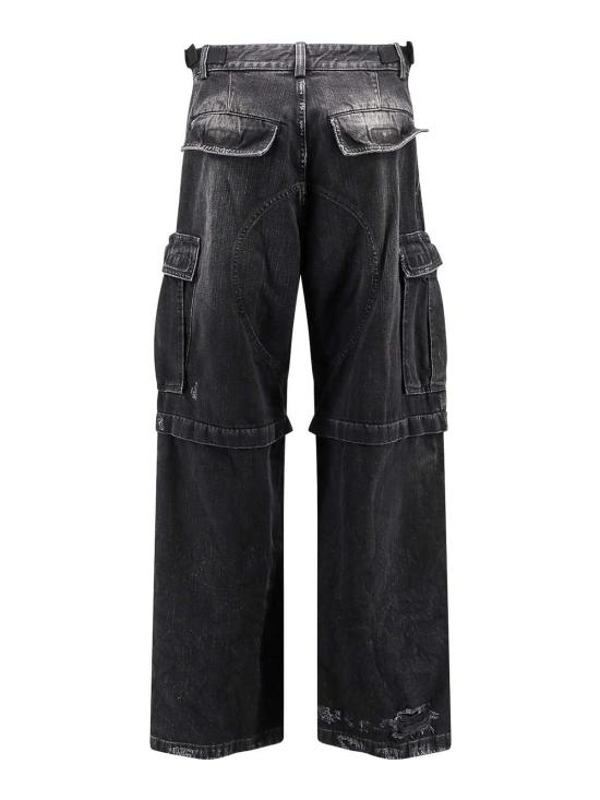 25FW 발렌시아가 스트레이트 팬츠 852320TTW671037 Black - BALENCIAGA