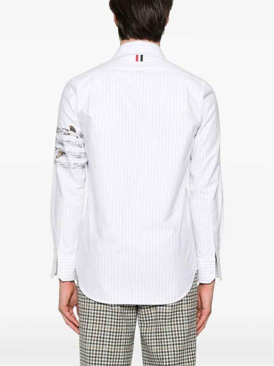  톰브라운 셔츠 MWL272EE1384035 Grey - THOM BROWNE