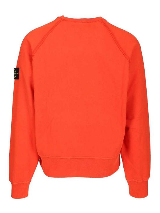 26FW 스톤 아일랜드 브러쉬드 오가닉 코튼 플리스 오버사이즈 핏 크루넥 스웨트셔츠 K2S156100022S0A20V0018 Red - STONE ISLAND