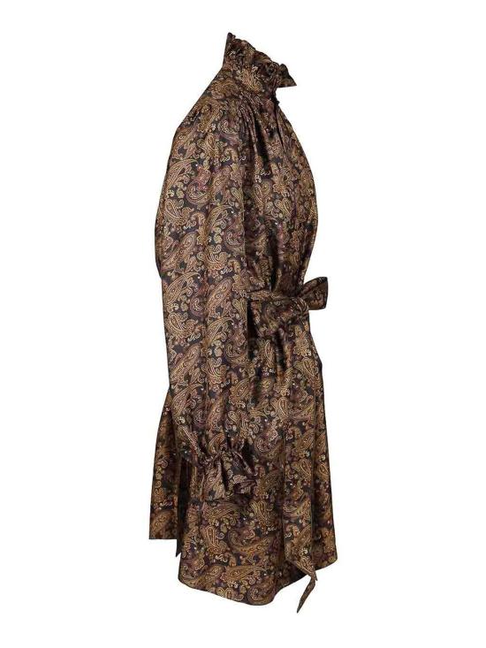 26SS 생로랑 미디 스커트 828304Y6K904775 Brown - SAINT LAURENT