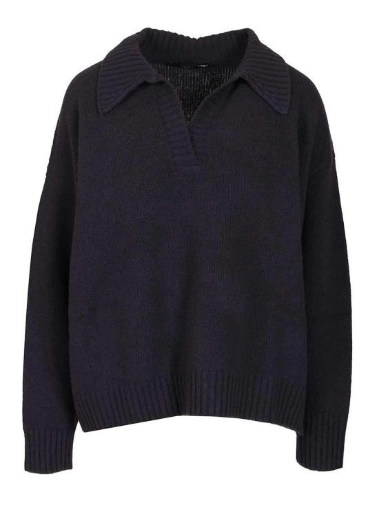 26FW 위켄드막스마라 폴로 티셔츠 252536621260013 Blue