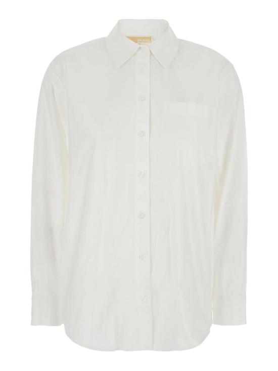 25FW 마이클 코어스 셔츠 MT540TYF4C100 White