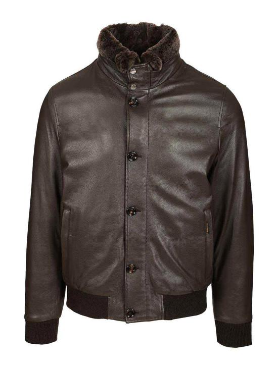 25FW 무레르 CLEROS-P1 클레로스 P1 보머 자켓 MOUBO100178P1U0202 Brown