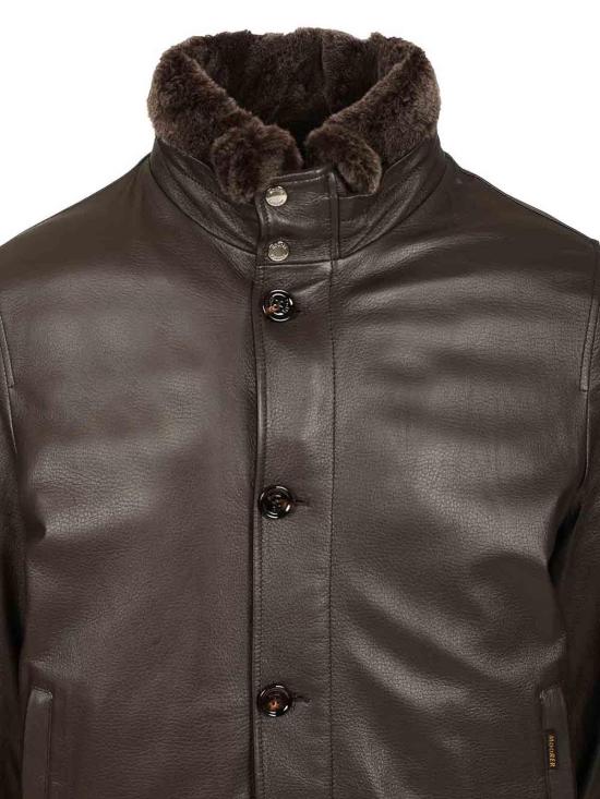 25FW 무레르 CLEROS-P1 클레로스 P1 보머 자켓 MOUBO100178P1U0202 Brown - MOORER