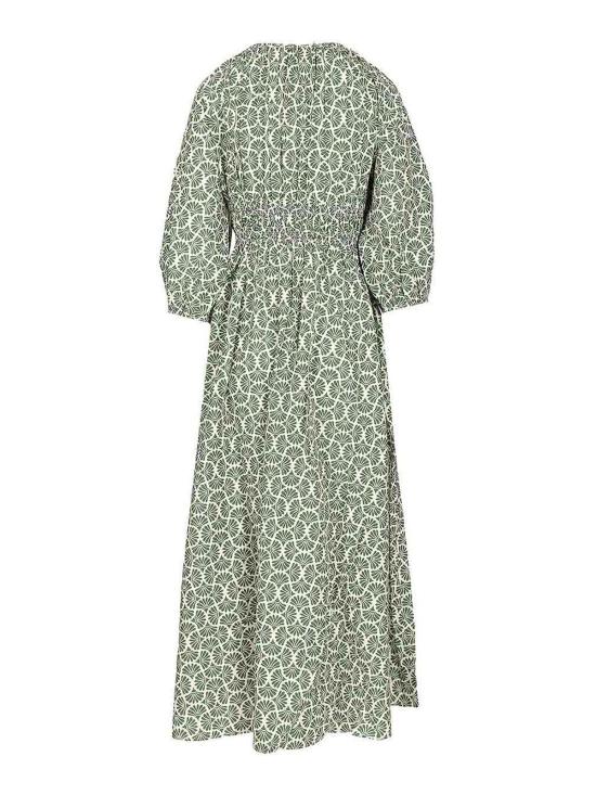 25FW 마토 미디 스커트 SPBDRPRVET Green - MATTEAU