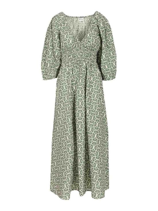 25FW 마토 미디 스커트 SPBDRPRVET Green