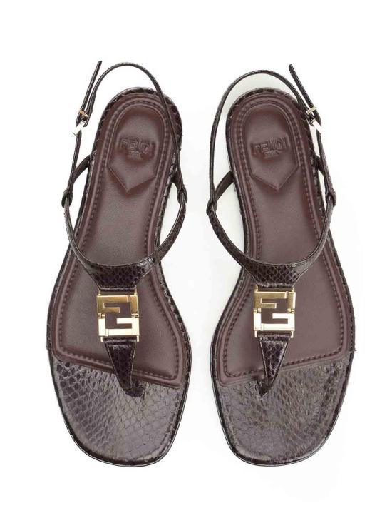 25FW 펜디 샌들 8Y8713AUEEF1S1Z Dark Red - FENDI