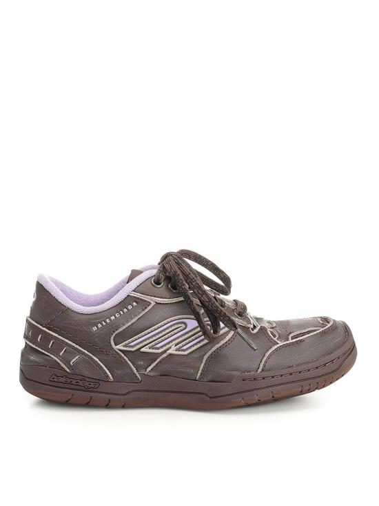 25FW 발렌시아가 햄튼스 미디움 원 아웃 스니커즈 841763WCURS2050 Brown