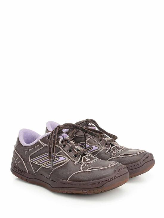 25FW 발렌시아가 햄튼스 미디움 원 아웃 스니커즈 841763WCURS2050 Brown - BALENCIAGA