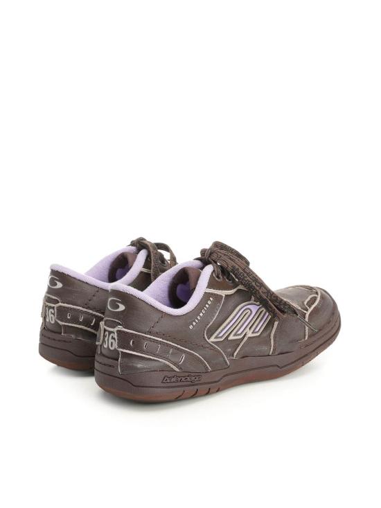 25FW 발렌시아가 햄튼스 미디움 원 아웃 스니커즈 841763WCURS2050 Brown - BALENCIAGA