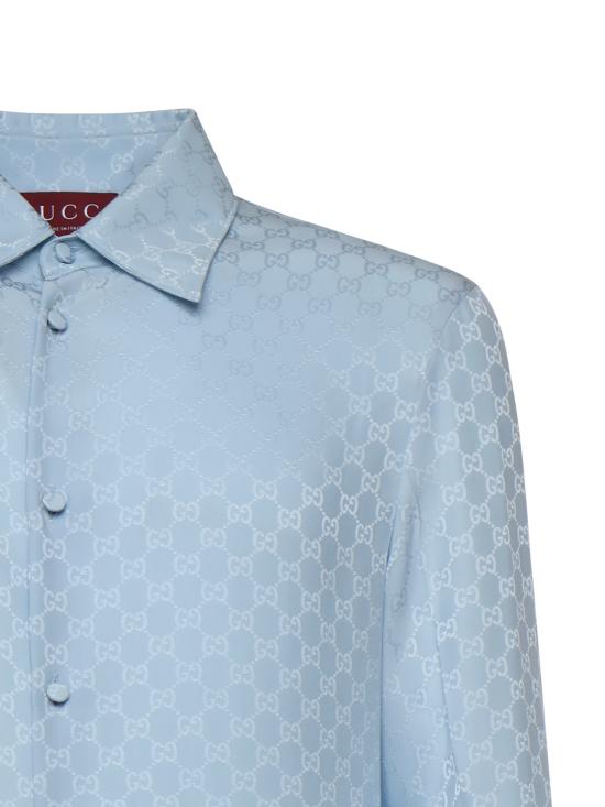 25FW 구찌 긴팔 셔츠 847034 ZATF94977 Blue - GUCCI