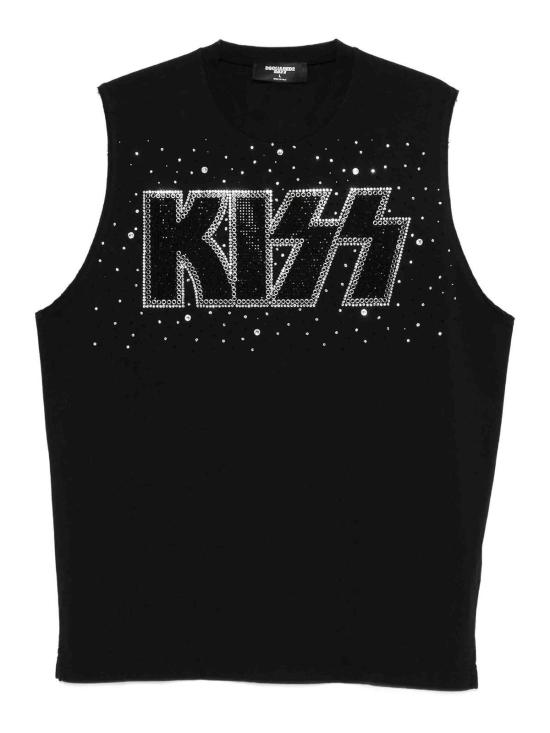 25FW 디스퀘어드2 반팔 티셔츠 S78GD0107D20035900 Black