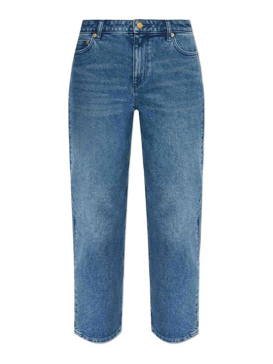25FW 마이클 코어스 스트레이트 팬츠 MT5907OEB1913 Medium Wash