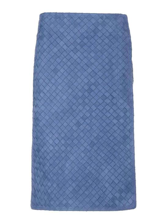  보테가베네타 가죽 자켓 795891V4HG04715 Light Blue