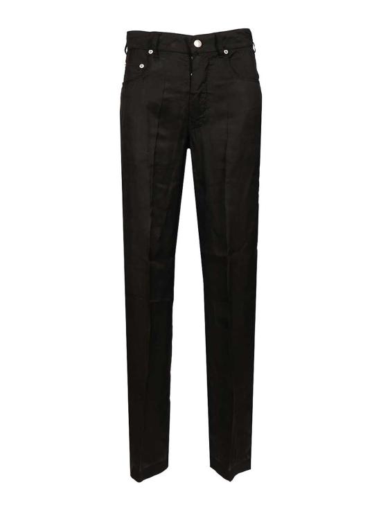 25FW 릭 오웬스 스트레이트 팬츠 RP02E4350K09 Black